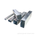 Q235B Galvanized Steel Tube Round Square Rectangular Type